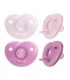 Philips Avent Curved Soothie 0-6M Pink