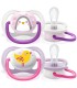 Philips Avent Ultra air pacifier (Penguin/ Bird) Twin Pack 0-6mths