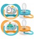 Philips Avent Ultra Air Soother 6-18M (Twin Pack) - Orange