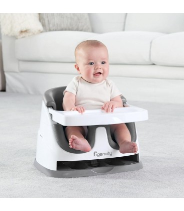 Ingenuity Baby Base 2-In-1 Seat Slate Grey