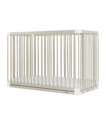 Beblum Starling Convertible Baby Cot Frame only - Dove White