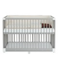 Beblum Starling Convertible Baby Cot Frame only - Owl Grey