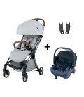 Beblum Navuto+ Auto Fold Stroller (23/24 Edition) Travel System - Aegean Nova (Moonlight)