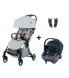 Beblum Navuto+ Auto Fold Stroller (23/24 Edition) Travel System - Mercury Nova (Moonlight)