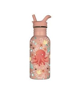 Sassi Stainless Steel Bottle - Slurpy The Octopus (500ml)