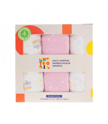 Not Too Big Unicorn Bamboo Swaddles - 3 Pack