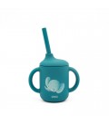 Sassi Silicone Straw Cup - Chewy the Elephant