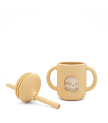 Silicone Straw Cup - Gnawy the Sloth