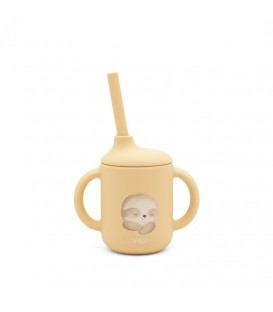 Silicone Straw Cup - Gnawy the Sloth