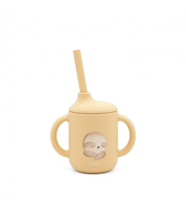 Silicone Straw Cup - Gnawy the Sloth