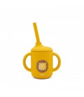 Sassi Silicone Straw Cup - Chompy the Lion