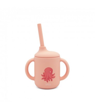 Sassi Silicone Straw Cup - Slurpy the Octopus