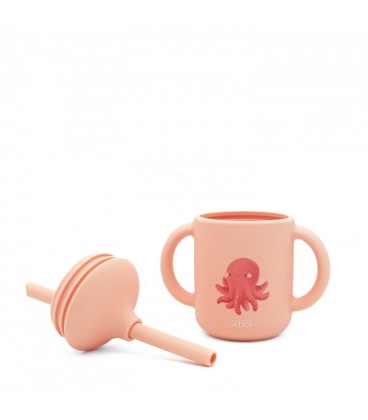 Sassi Silicone Straw Cup - Slurpy the Octopus