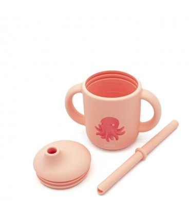 Sassi Silicone Straw Cup - Slurpy the Octopus