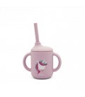 Sassi Silicone Straw Cup - Sparkly the Unicorn