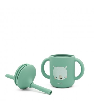 Sassi Silicone Straw Cup - Munchy the Bear