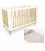 [TMC Exclusive] Babyhood Riya Cot 5 in 1 White/Beech + Babyhood My First Innerspring 1295x690mm