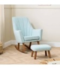 [TMC Exclusive] Tutti Bambini Jonah Luxe Rocking Chair & Footstool (Ocean Stone)
