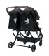 Beblum Gemini Twin Stroller - Space Black