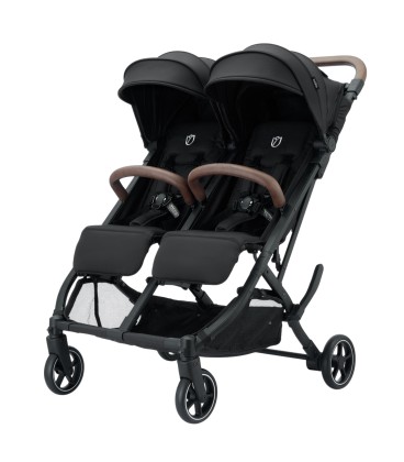 Beblum Gemini Twin Stroller - Space Black