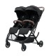 Beblum Gemini Twin Stroller - Space Black