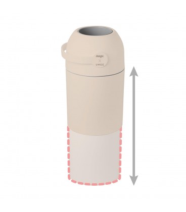 Umee Odourless Diaper Pail - Beige