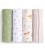 Aden + Anais Muslin Swaddle 4pk - Sage Woodland