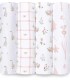 Aden & Anais Swaddles 4 Pack - Country Floral