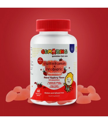 Gumazing Multivitamin + Probiotics Gummies | 60 Pcs