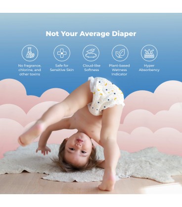 Peachy Bum Cloud Soft Diaper Pants (Size L) 40 pcs
