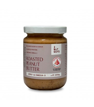 2Nutguys Roasted Peanut Butter Zero & Omega3 220g