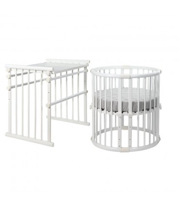 Beblum Sam Crib 8 in 1 Baby Cot Bundle (Natural)