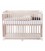 Beblum Starling Convertible Baby Cot Bundle - Blushing Dove