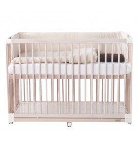 Beblum Starling Convertible Baby Cot Bundle - Blushing Dove