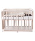 Beblum Starling Convertible Baby Cot Bundle - Blushing Dove