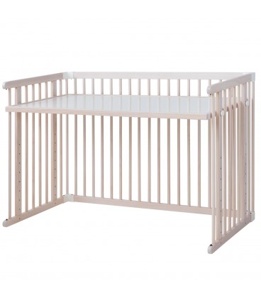 Beblum Starling Convertible Baby Cot Bundle - Blushing Dove
