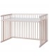 Beblum Starling Convertible Baby Cot Bundle - Blushing Dove
