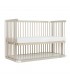 Beblum Starling Convertible Baby Cot Bundle - White Dove
