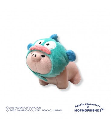 [Sanrio X MofmoFriends] Hangyodon Micro Pig Plush (Small)
