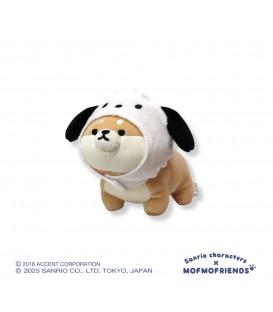  Sanrio X MofmoFriends] Pochacco Shiba Inu Plush (Small)