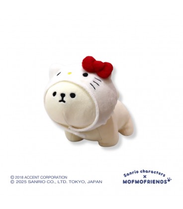[Sanrio X MofmoFriends] Hello Kitty Bichon Frise Plush (Small)