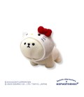 [Sanrio X MofmoFriends] Hello Kitty Bichon Frise Plush (Small)