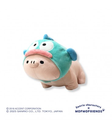 [Sanrio X MofmoFriends] Hangyodon Micro Pig Plush (Medium)