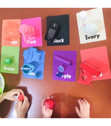 Curios Matching Flashcard - Colours & Shapes