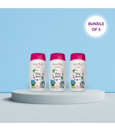 Essential By TMC Non Rinse Baby Wash(250ml)(3 bottle)
