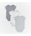 Not Too Big Elephant Bodysuit -3 Pack (0-3M)