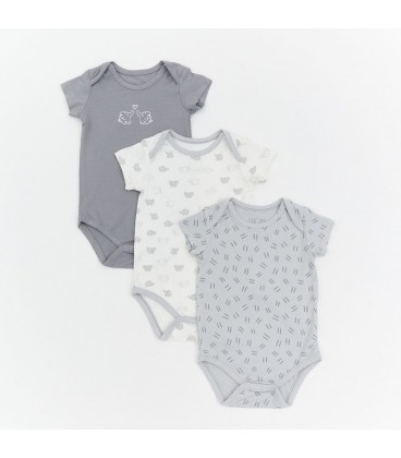 Not Too Big Elephant Bodysuit -3 Pack (0-3M)