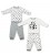 Not Too Big Panda Pyjamas - 2 Pack (0-3M)