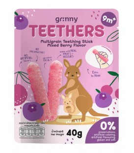 Grinny Multigrain Teething Stick Mixed Berry