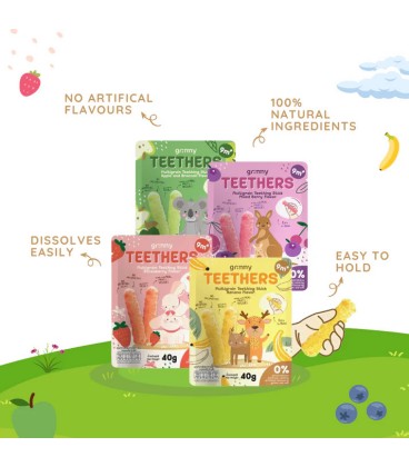 Grinny Multigrain Teething Stick Mixed Berry